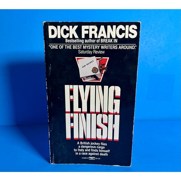 Flying Finish by Dick Francis Mystery Thriller 1988 Fawcett Crest Suspense Book - Picture 1 of 7